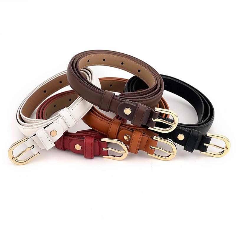Leather Belt Vintage Women Versatile Decorative Waistband Casual Strap Jeans
