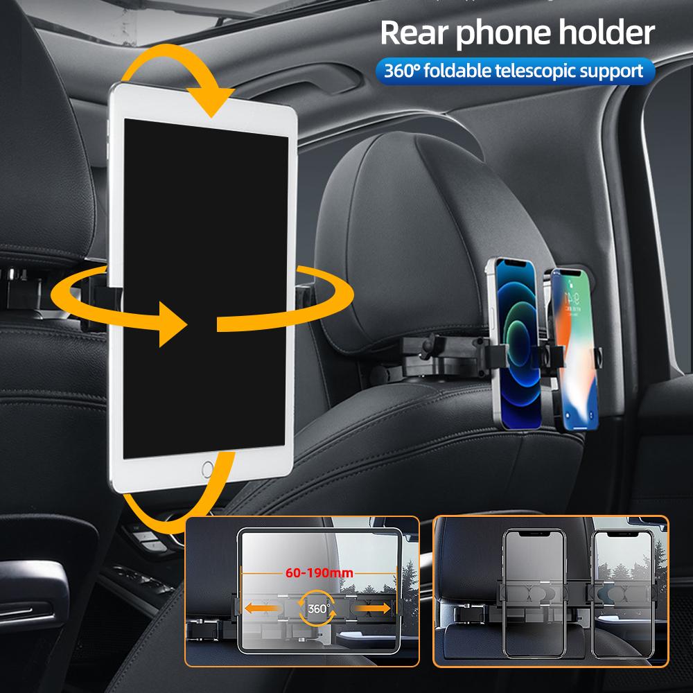 Leder-Auto-Kopfstützen-Nackenkissen, verstellbarer Winkel, Autositz-Kopfstützenkissen mit Haken zur Linderung von Kopfschmerzen, Autokrankheit