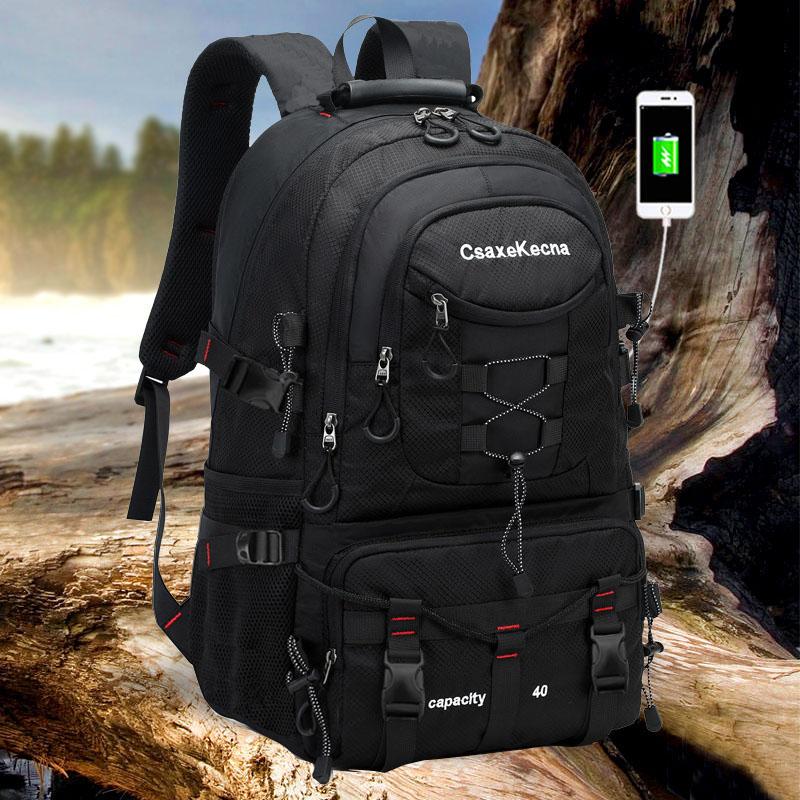 40L Waterproof Hiking Backpack for Men and Women Lightweight Outdoor Camping Rucksack Large Capacity Travel Backpack