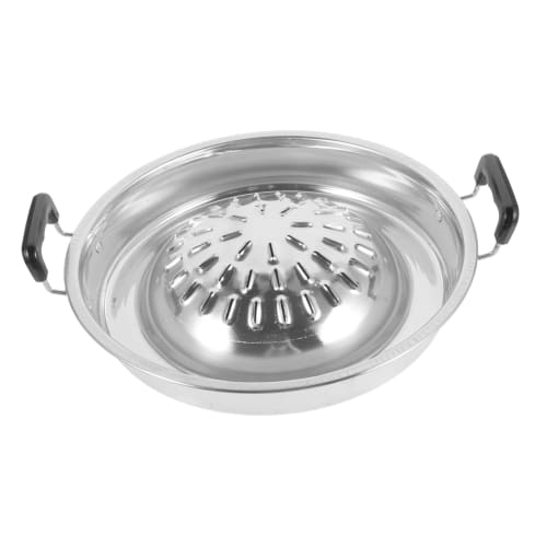 

ABOOFAN Кастрюля-гриль для барбекю в тайском и корейском стиле, Насадка для гриля барбекю из нержавеющей стали, Кастрюля для барбекю для кемпинга для шабу-шабу, овощей, яиц, свинины, говядины, мяса, Га