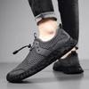 2022 Newest Summer Men'S Shoes Outdoor Casual Shoes Men Sandals Genuine Leather Non-Slip Breathable Mesh Sneakers Men Beach Sandals