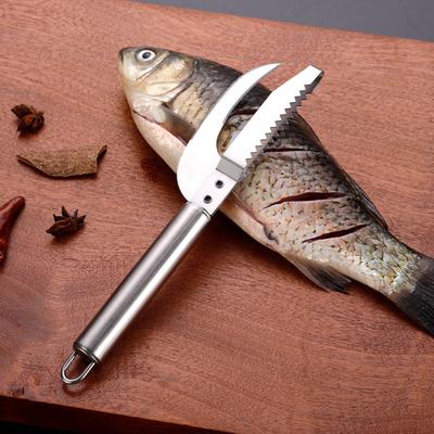 Stainless Steel Fish Scale Remover Multi-functional Manual Fish Belly Opener Descaler Descaling Removal Tools Kitchen Gadgets