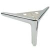 Anchor Elegant Furniture Leg, Silver Chrome, Height 12 Cm
