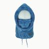 New European and American windproof design winter women's plush hooded mask hat cold cycling autumn and winter