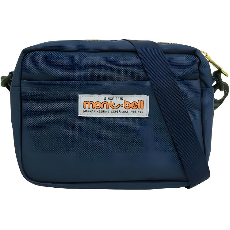 MONTBELL 1L Fanny Pack, Shoulder Bag, Crossbody Bag, Outdoor Bag Nylon Marine Blue Unisex