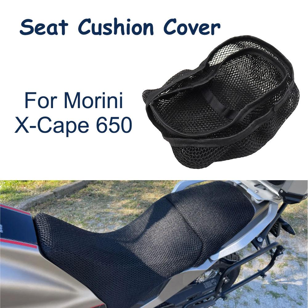 Para Morini X-Cape 650 X Cape 650 Capa de Assento de Motocicleta Tecido de Malha 3D Antiderrapante Respirável Almofada Proteção Contra Arranhões