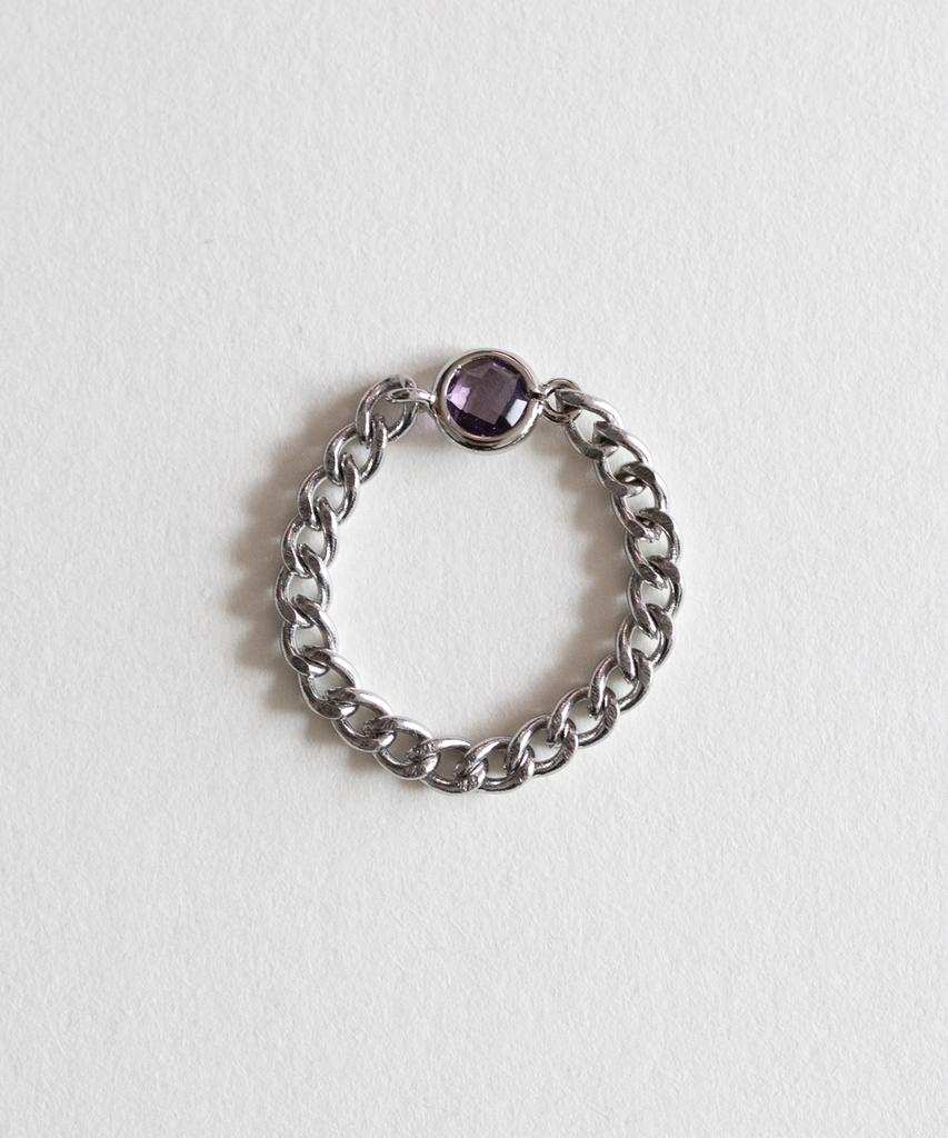 Merrymotive Violet Chain Ring