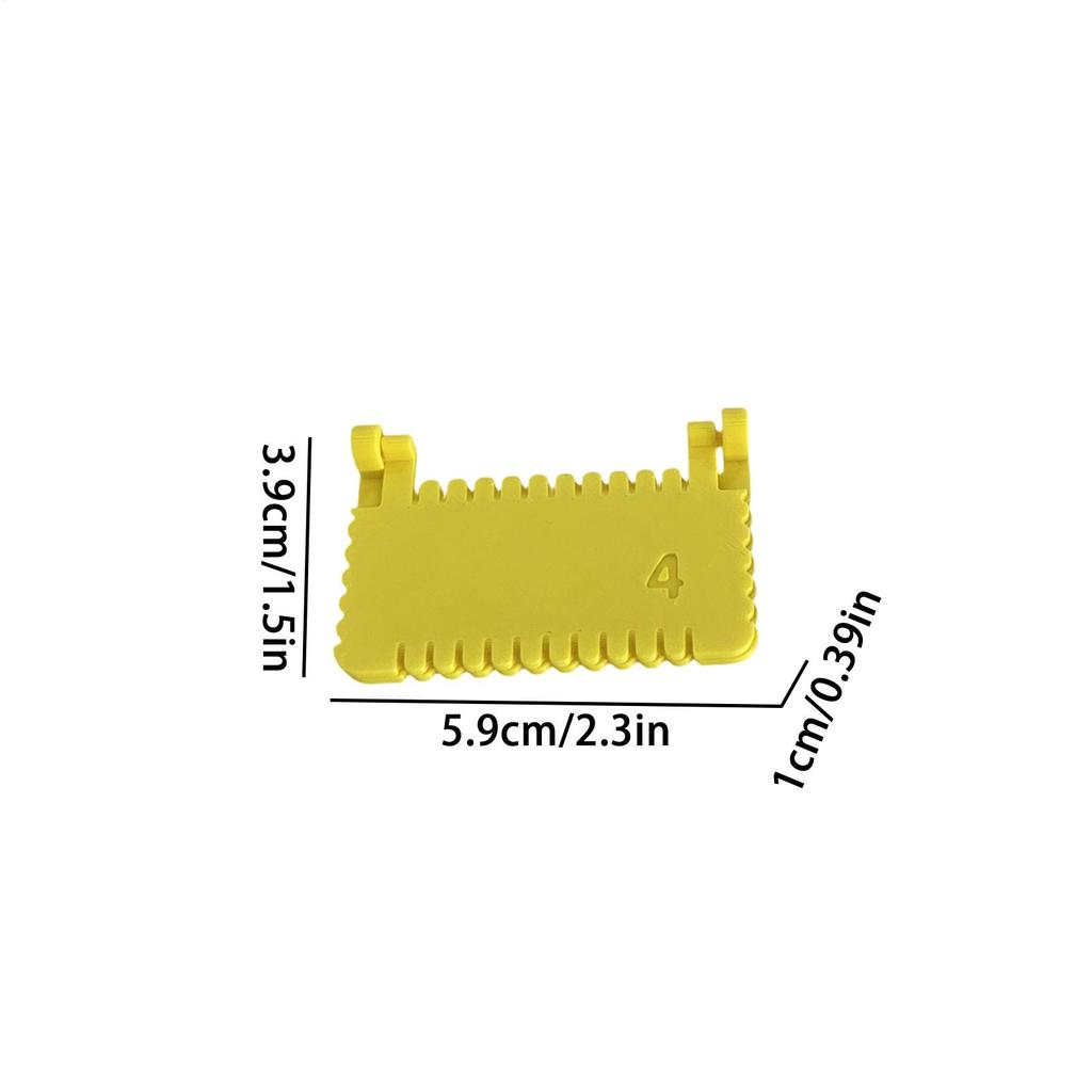 Hand Sewing Tools Finger Hemming Seam Ruler 4 Pieces Needle Quilting Measuring Tools For Straight Curved Braiding Quilting