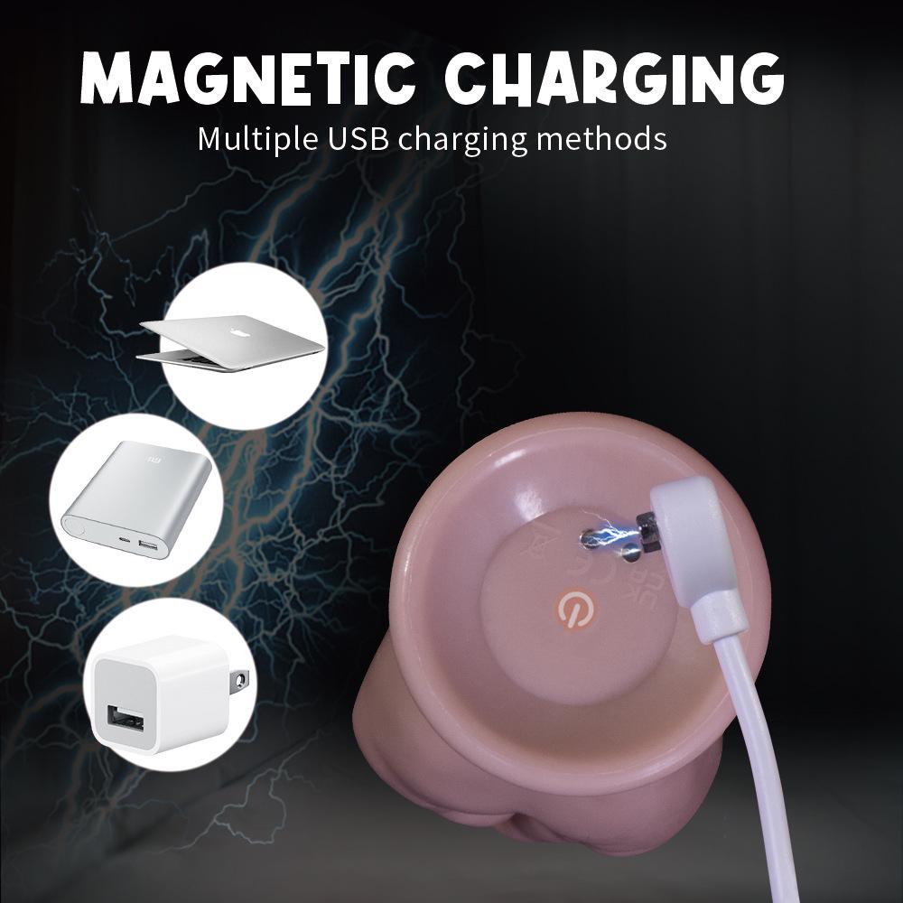 Silikon Elektrisch Teleskopisch Vibrierend Heizend Hand Simulation Masturbation Dicke Faust Analer Stöpsel Phallus