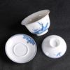 MULTIPOTENT Hand-painted Thin Porcelain SanCai Gaiwan