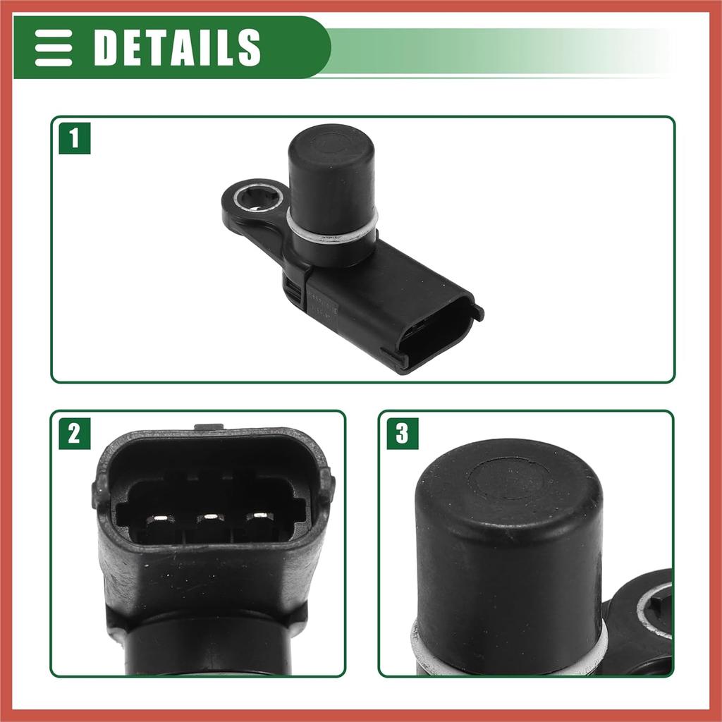 ACROPIX Nockenwellensensor, für Buick Enclave 2010-2023, Kunststoff, Metall, Nr. 12615371/12684186, Schwarz, 4 Stück Autoteile