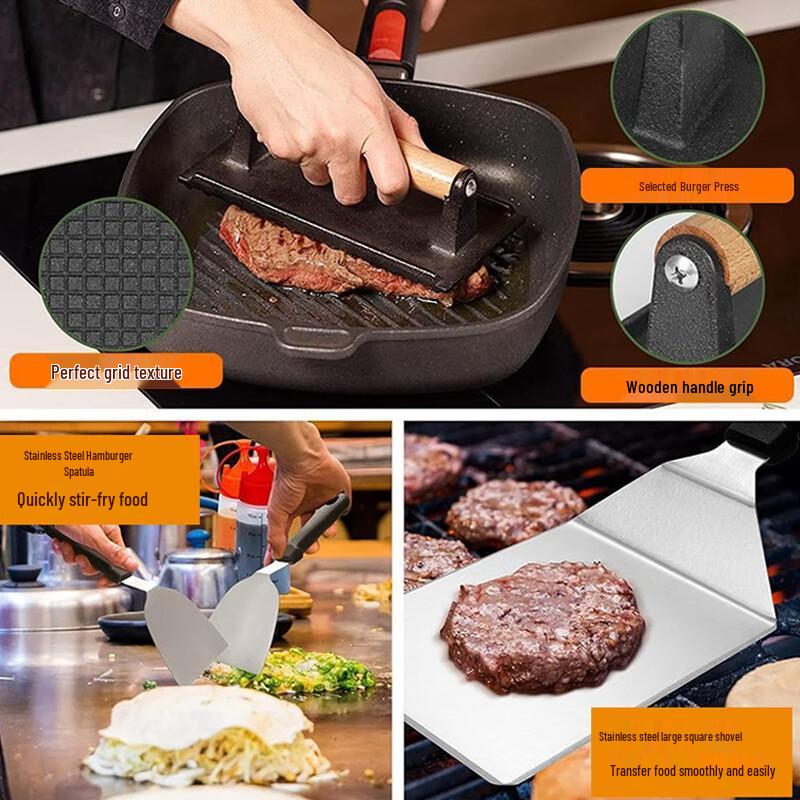 16-Piece Stainless Steel BBQ Tool Set