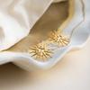 Light luxury niche high-end love sun earrings earrings jewelry