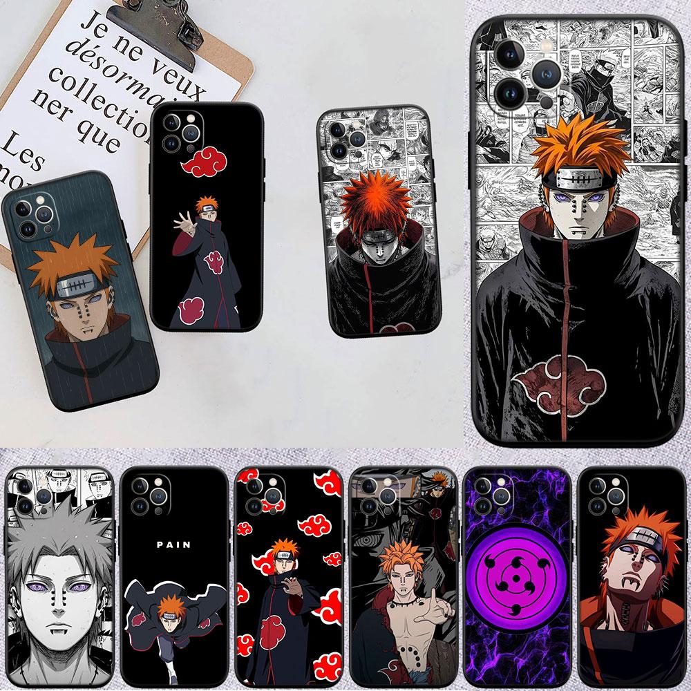 LO80 Pain Akatsuki NARUTO Soft Shell Phone Case for Redmi Note 13 14 Pro+ Plus A3 A3X 13X 13C 13R 14S 14C 14R