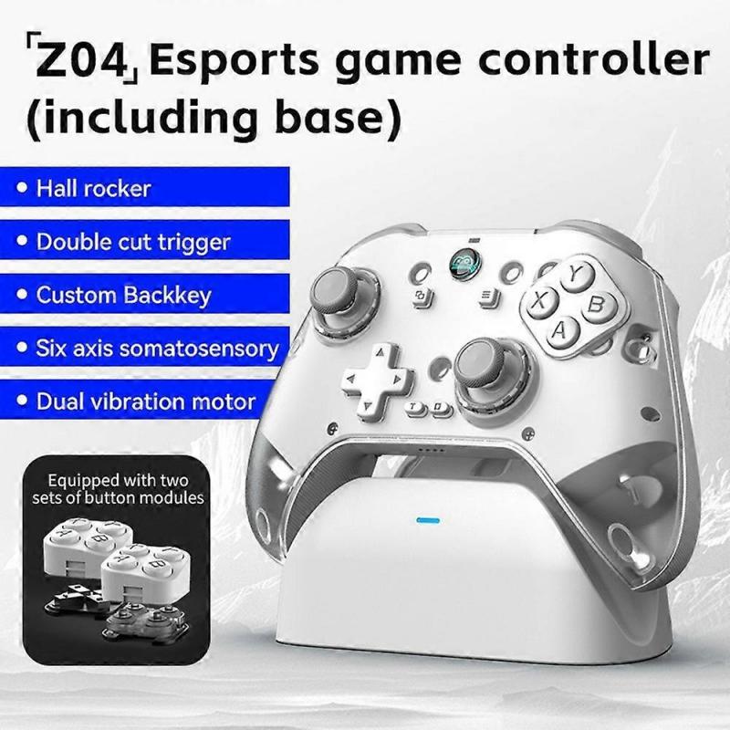 Z04 Wireless Game Controller Bluetooth-compatible Gamepad with Charging Base for Nintendo Switch Com