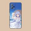 Date a Live Mio Takamiya Matte Mobile Phone Case for Huawei P60 P50 P40 P30 P20 P10 P9 P8 Pro Lite Plus Colorful Printing Cover
