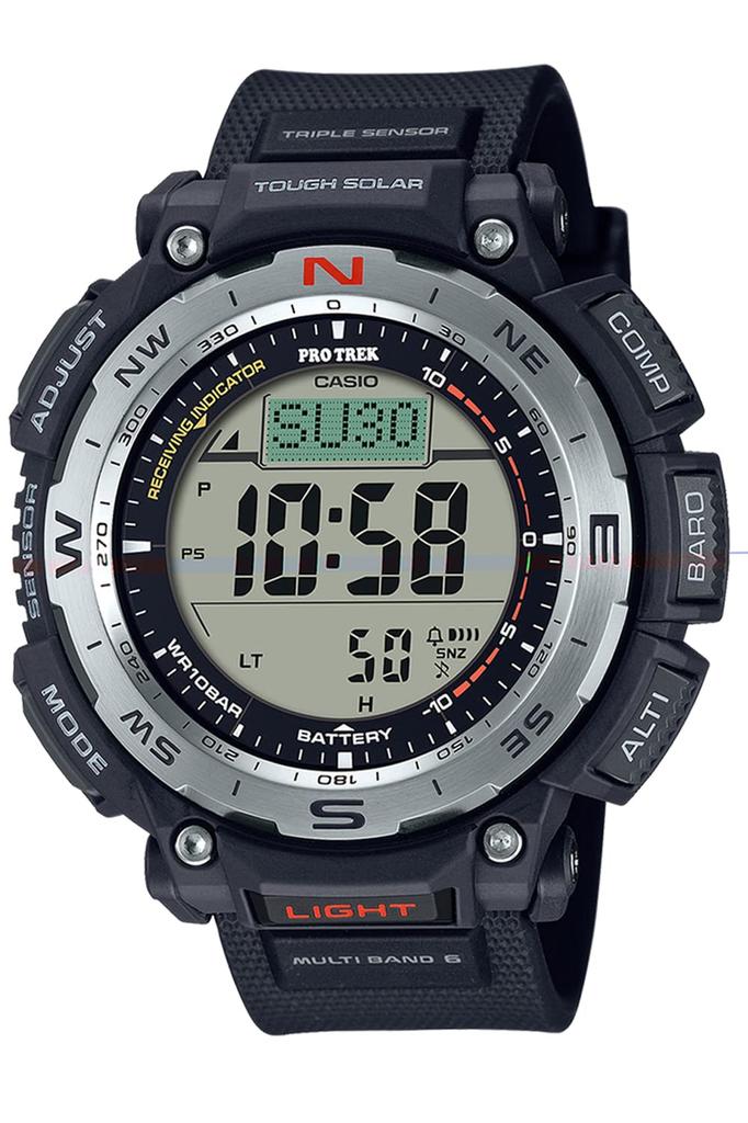 [Casio] Pro Trek Watch [Official Japanese Product] Climber Line Radio Solar Biomass Plastic PRW-3400-1JF Men's Black