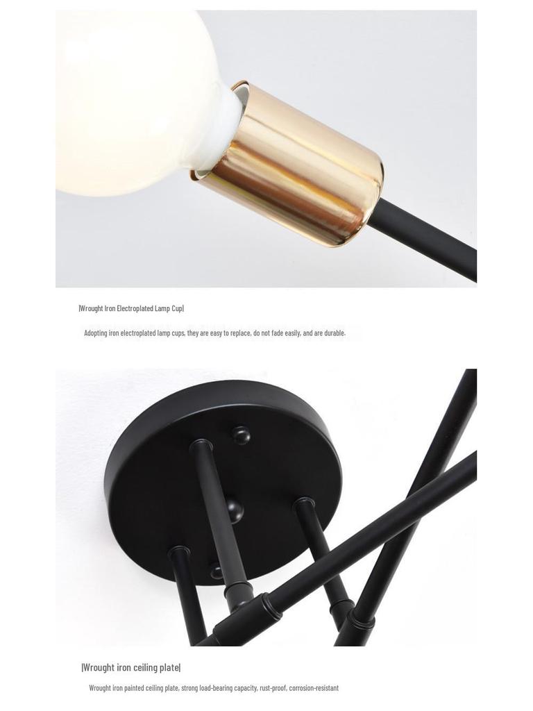 Modern Minimalist Nordic Branch Chandelier for Living Room, Dining Room, and Bedroom