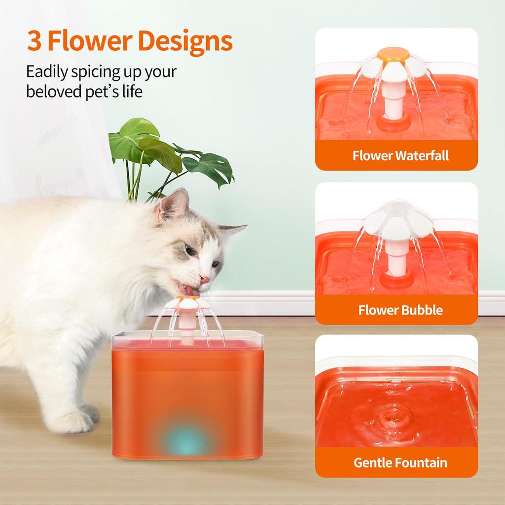 Intelligenter 2L Haustier-Wasserspender: Automatischer Zirkulierender Reiniger für Katzen und Hunde