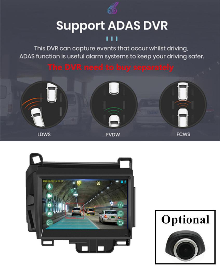 7" Android 12 Stereo Radio GPS Navigation 2+32G For Lexus CT200H CT200 2011-2022