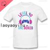 40th Birthday T-Shirt 1982 Men Funny LEVEL UNLOCKED 40 Year Old Gaming Tee Tops A Gift for A Wife and Husband Cotton Shirt