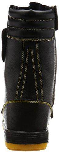 Fukuyama Rubber Captain Pro Safety 3 Oil-Resistant and Anti-Static High-Cut Safety Shoes, Black, Size 27.0cm