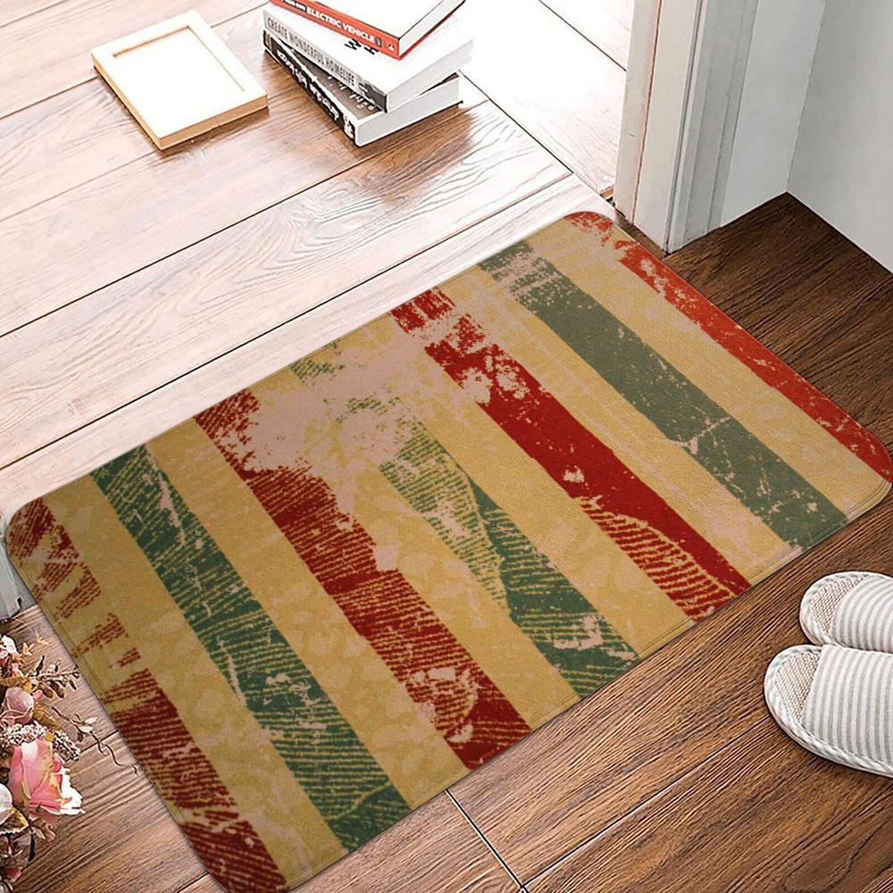 

Килимок для вхідних дверей з принтом у стилі ретро Нековзкий Килимок для спальні на балконі М’який килимок для вітальні Домашній 40x60cm