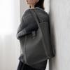 VITAFELICE Women's Vertical Two-Tone Handbag inb-90078p (Gray)