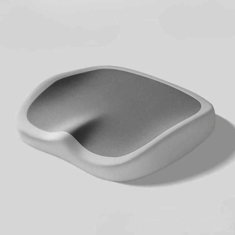 

1pc Thick Memory Foam W-Shaped Double Concave Design Office School Anti-Fatigue Seat Cushion for Long Sitting сірий