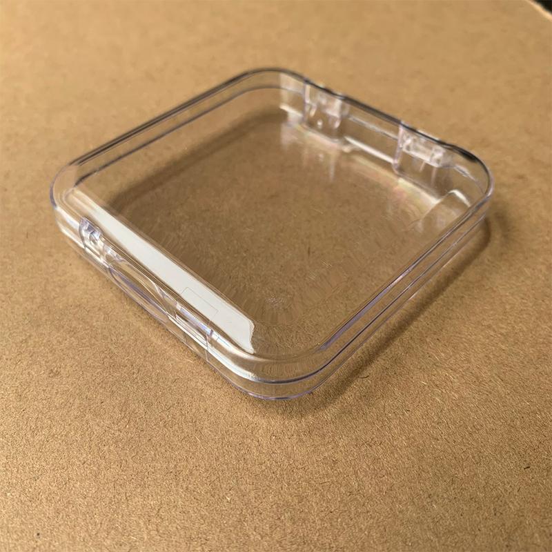 Transparente Kunststoffverpackungsbox Nagelverschönerung Aufbewahrung Schmuck Halskette Display Geschenkbox