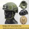 FAST Fiberglass Tactical Helmet with SF Wendy Suspension for Special Forces Training, 1.5KG