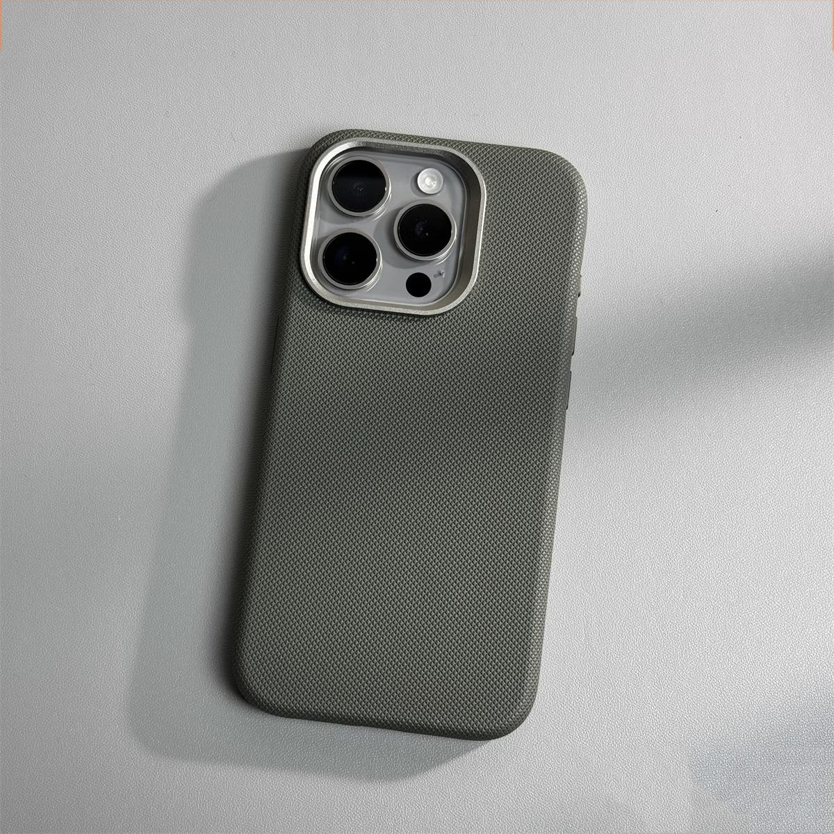 

Business Hit Color Relief Leather Case For iPhone 17 Air 16 15 14 13 Pro Max MagSafe Magnetic Wireless Charging Alloy Lens Cover For iPhone 13 Pro