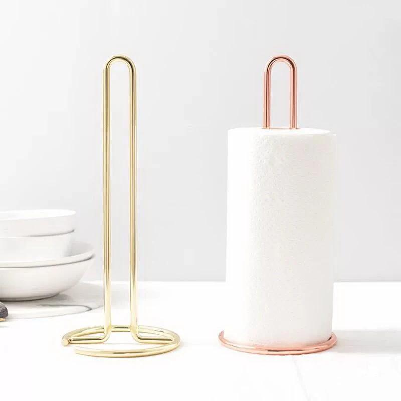 HeMu Wrought iron vertical tissue rack hotel restaurant napkin storage tissue rack kitchen oil absorbing paper roll paper rack