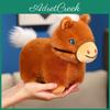 Süßes Pony Plüschtier mit weichem kurzem Plüsch für Kinder und als Geschenk