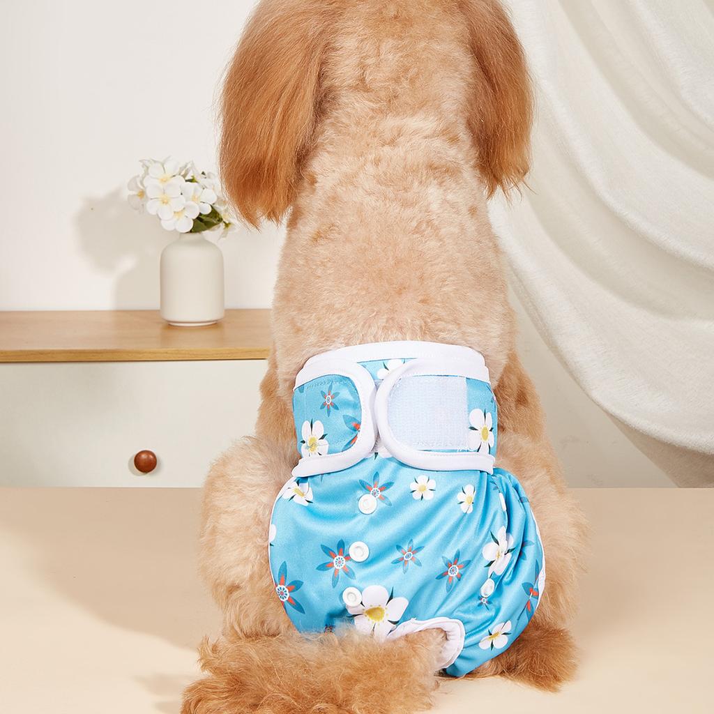 New Upgraded with Buckle Female Dog Diaper Pants Menstrual Pants Anti-harassment Physiological Pants Pet Diaper Dog Supplies
