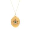 Personalized Necklace Open And Close Moon Zircon Photo Album Pendant Necklace Collarbone Chain Electroplated Gold Color Retention