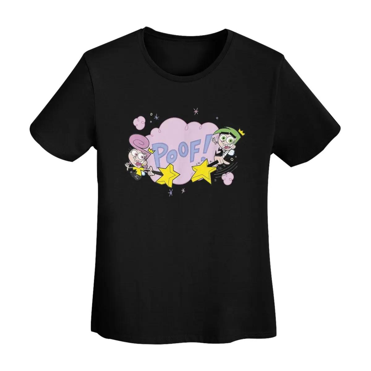 

Fairly Oddparents Cosmo TShirt Women Short Sleeve T Shirts Crew Neck Clothes Cotton Summer Tees Streetwear 4XL