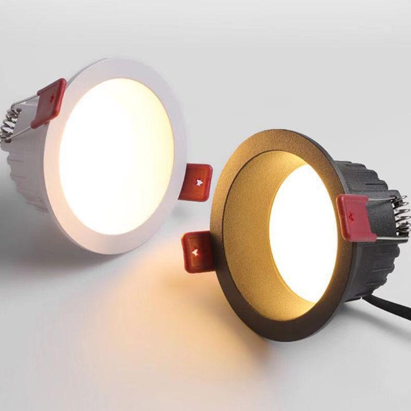 Dimmable LED Downlight Ceiling Lamp Anti Glare 7W 9W 12W 15W 18W LED Spot Lamp Backlight Indoor Lighting AC220V 110V