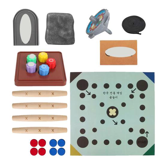 Korean Traditional Play Game Set Hand Eye Coordination Training Toy Korean Folk Stone