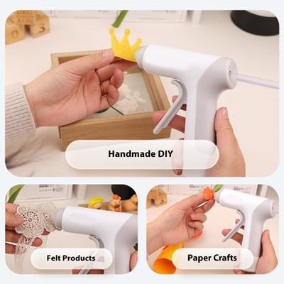 Cordless Hot Adhesive Guns Fast Heating Ergonomic Handle High Temperature Stability Suitable For DIY Crafts Home Repairs