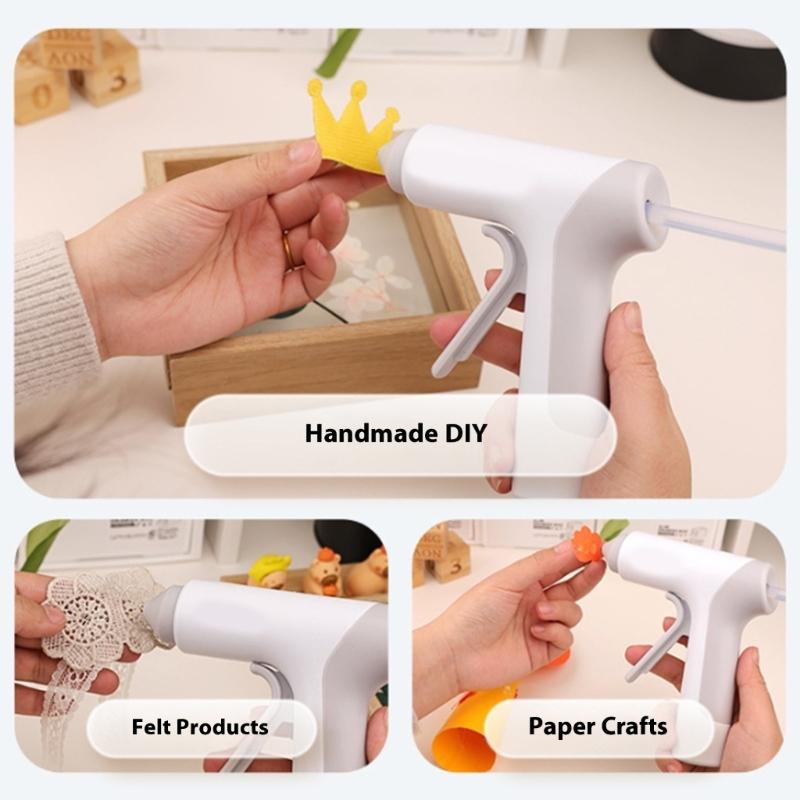 Lightweight Cordless Adhesive Applicator Efficient Heating Element Ergonomic Design Long Lasting Fit for Precise Bonding
