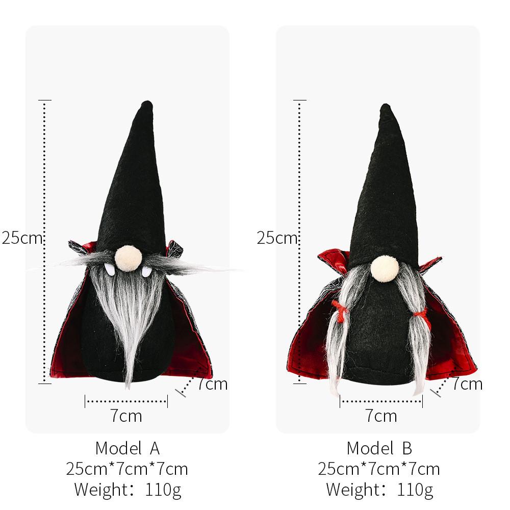 Vampire Festive Halloween Rudolph Doll Ideal For Creative Decoration And Seasonal Arrangements Gnome