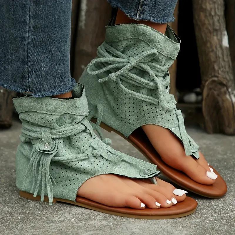 Fashion New Women Sandals Trend Retro Gladiator Clip Toe Vintage Sandals Casual Trend Fashion Summer Rome Woman Shoes Zapatos De Mujer