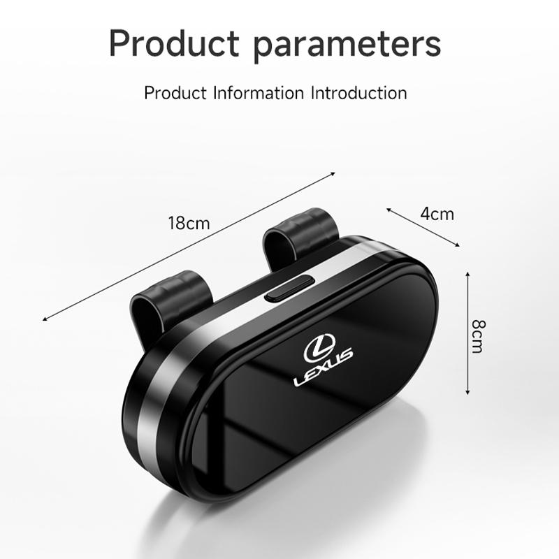 Car Glasses Clip Sunglasses Box For Lexus RX330 IS250 Ct200h ES300h RX350 IS300h NX300h RX400h Eyeglasses Card Ticket Holder