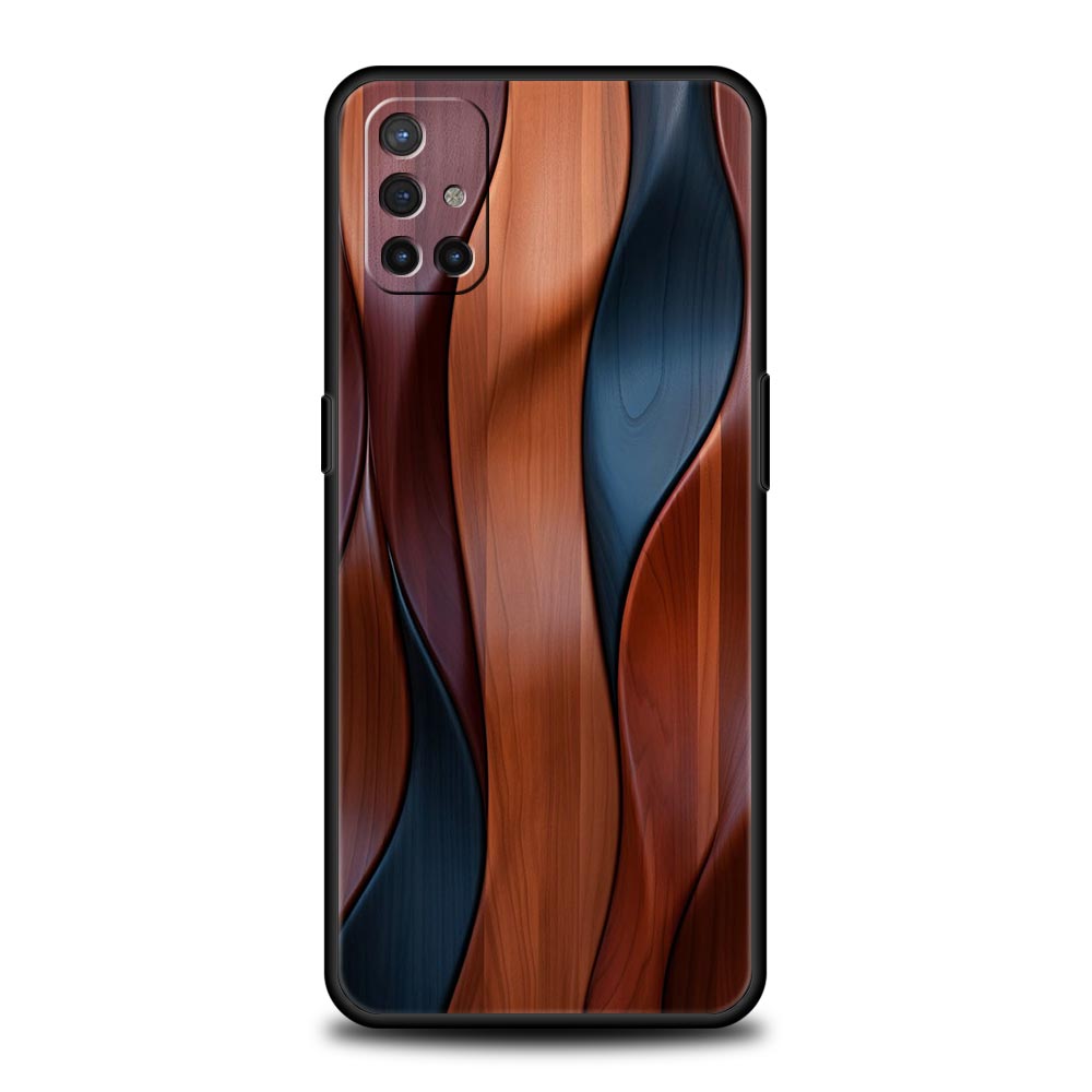 Phone Case For Oneplus 13R 13 12 10T 11 R10 Nord N100 N200 N10 9 9R CE 2 3 Z Pro Lite Soft TPU Cover Luxury Vintage Wood Grain