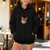 Felpa Unisex con Tasca Centrale per e Cane, Felpa Casual dalla Vestibilità Ampia