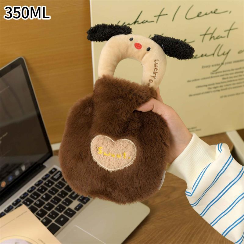 Bolsa de Água Quente de Pelúcia Desenho Animado Portátil Grade Bonita Bolsa de Água Quente Meninas Aniversário Natal Ano Novo Presente Lavável Espessa Bolsa de Água