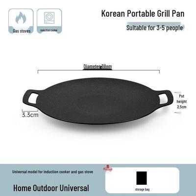 ZISIZ Outdoor Maifan-Stein Grillpfanne