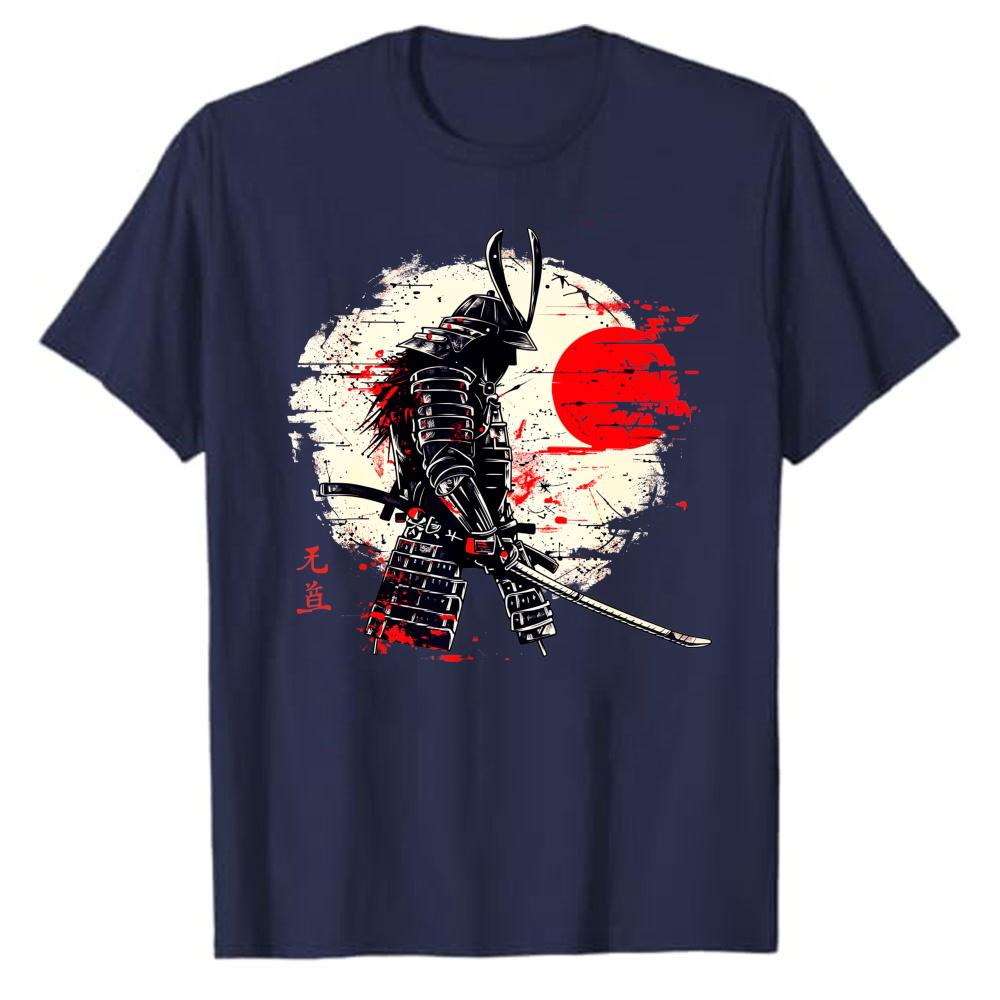 Ancient Japan Samurai Martial Arts Retro Vintage Graphic TShirt Unisex Bushido Japanese Warrior Casual Cotton Tee Streetwear
