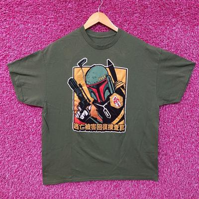 Star Wars Boba Fett Bounty Hunter Anime T-Shirt